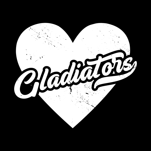 Vintage Gladiators School Spirit // High School Football Mascot // Go Gladiators by SLAG_Creative