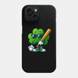 funny and cute way to celebrate Irish culture and baseball Phone Case