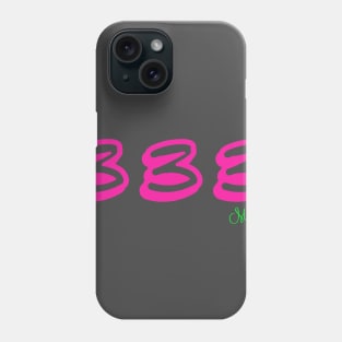 333 Wide Pink Phone Case