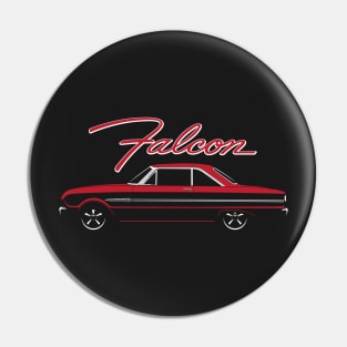 Red 63 Falcon Sprint Pin