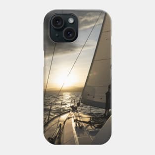 Sailing into the Sunset Phone Case