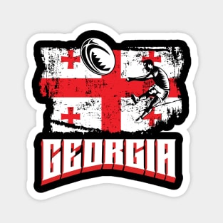 Rugby Georgia Magnet
