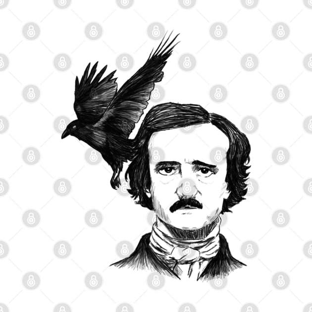 Poe and raven by TealPangolin