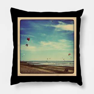 Kite Surfers Pillow