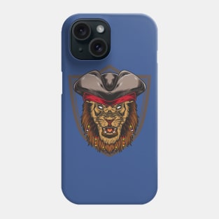 Lion Pirate Head Phone Case