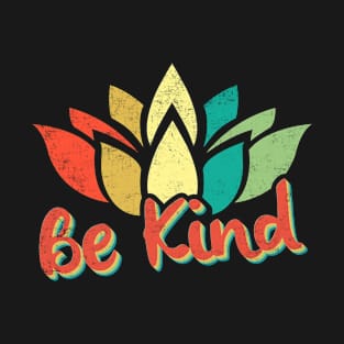 Be Kind Retro Vintage Anti Bullying  Distressed Style T-Shirt