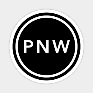 Pacific Northwest PNW Circle Magnet