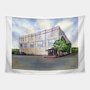 The Office Pam's Watercolor of Dunder Mifflin Tapestry