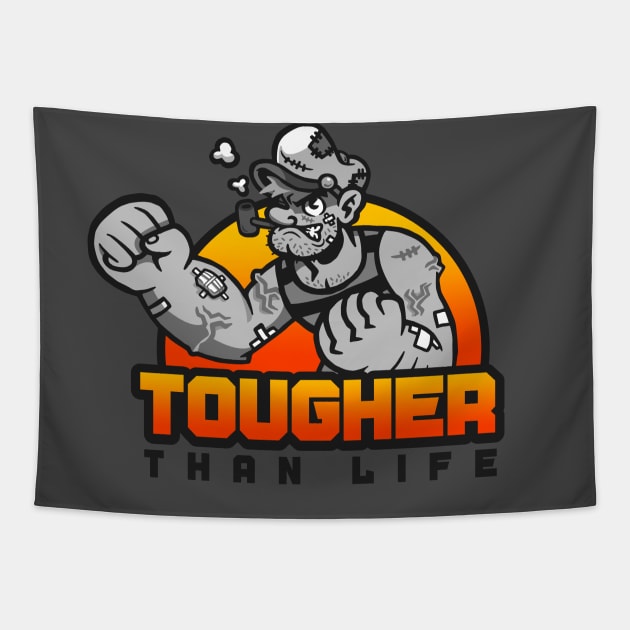 Tougher Than Life Tapestry by arigatodesigns