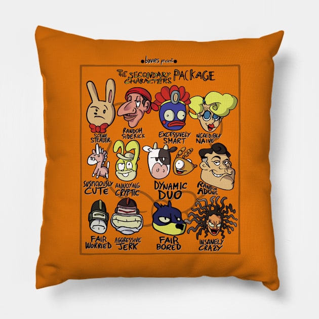 TOYS ROOSTER! Part 2 Pillow by Luca Bruniera