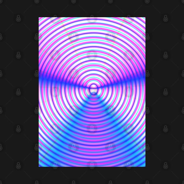 Abstract hipnosis colorful circles by Inch
