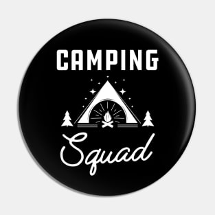 Camping Squad Pin