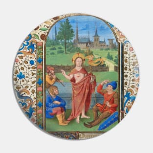 Gorgeous Illuminated Manuscript Pin