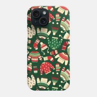 Ugly Christmas Fashion red green white Phone Case