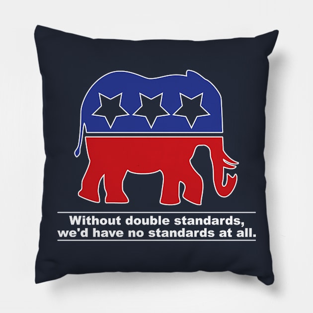 Republican Standards Pillow by hellomammoth