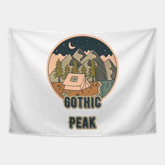 Gothic Peak Tapestry by Canada Cities