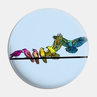 Pan Crows Pin