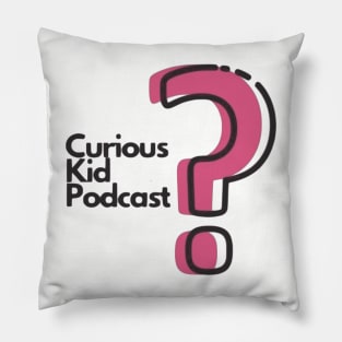 Curious Kid Podcast Pillow