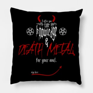 Deal with the Devil Pillow