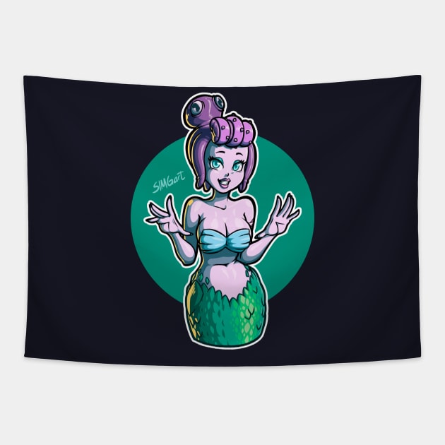 Cala Maria Tapestry by elmagosimg@gmail.com