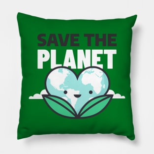 save the planet Pillow