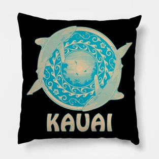 Kauai Oceanic Whitetip Sharks Pillow