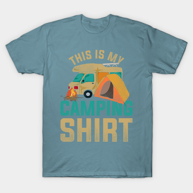 Discover Outdoor Camp Campsite Nature Camper Funny Camping - Camping - T-Shirt