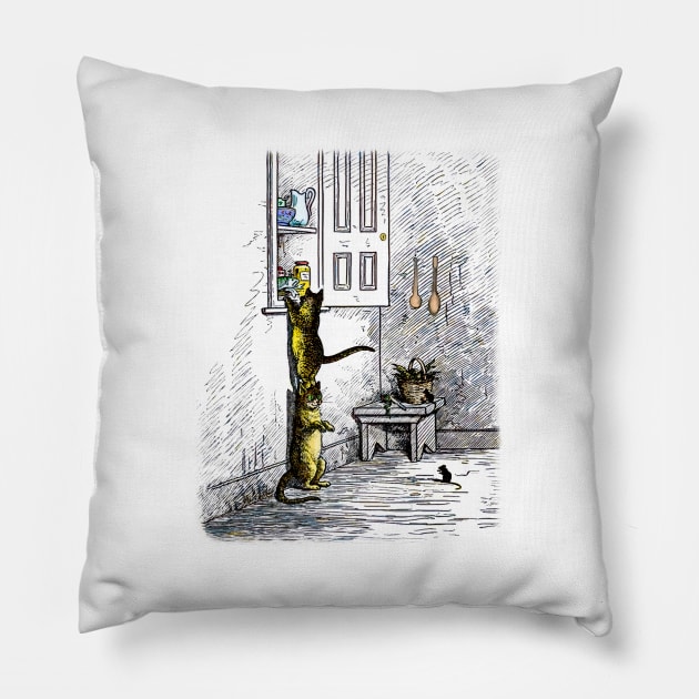 Fish for Supper Pillow by PictureNZ