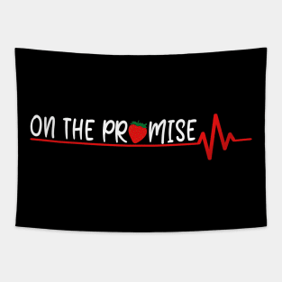 on the promise -love- heart beat Tapestry