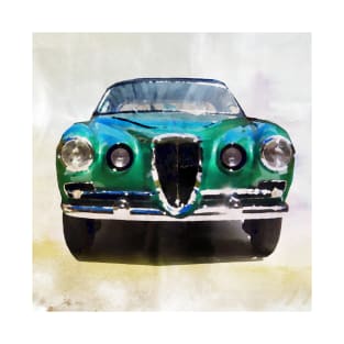 Vintage Alfa Romeo in watercolor T-Shirt