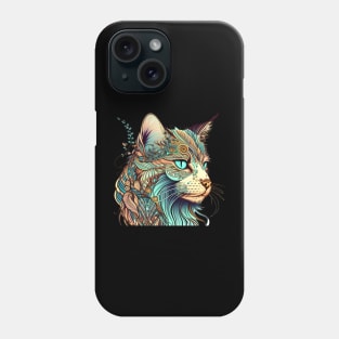 Happy Cat Boho - You're The Cat Meow Of My Heart Phone Case