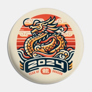 Year Of The Dragon 2024 Pin