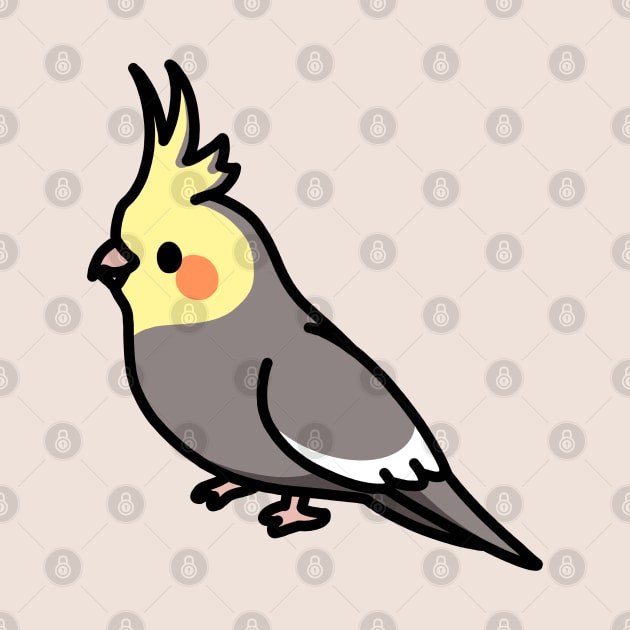 Cockatiel by littlemandyart