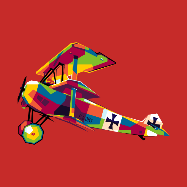 Fokker Triplane by wpaprint