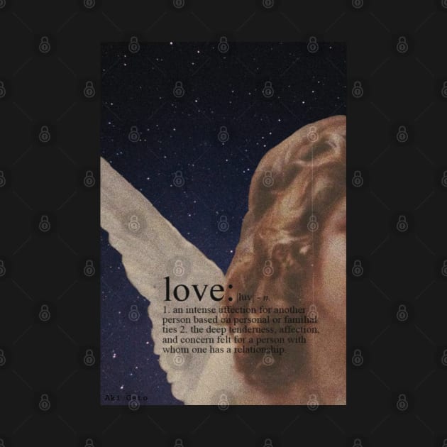 Angels, love, definition, aesthetics, academia, romantic, night by AGRHouse