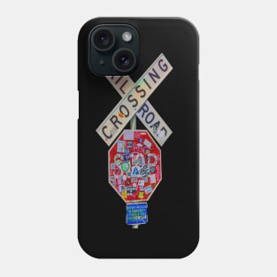 Crossing graffiti Phone Case