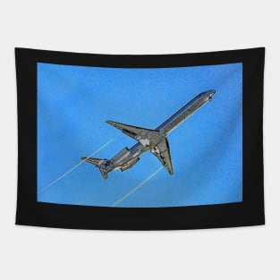 727 and contrails Tapestry