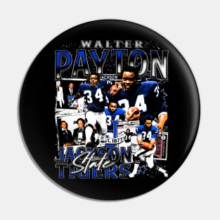 Walter Payton College Vintage Bootleg Pin