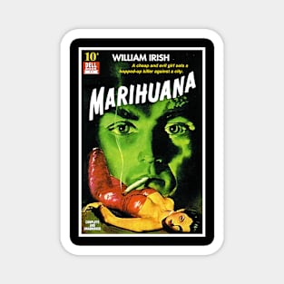 Vintage Marihuana Cover Magnet