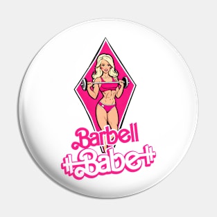 Barbell Babe Pin