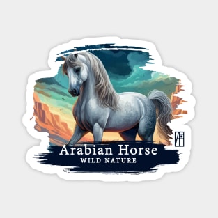 Arabian Horse - WILD NATURE - HORSE -18 Magnet