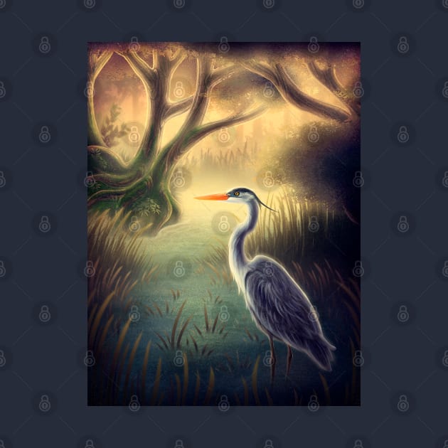 Great Blue Heron by DoomedDreamer