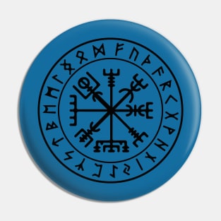 Viking compass symbol Pin