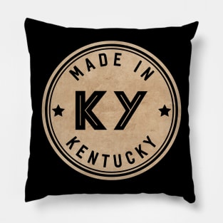 Made In Kentucky KY State USA Pillow