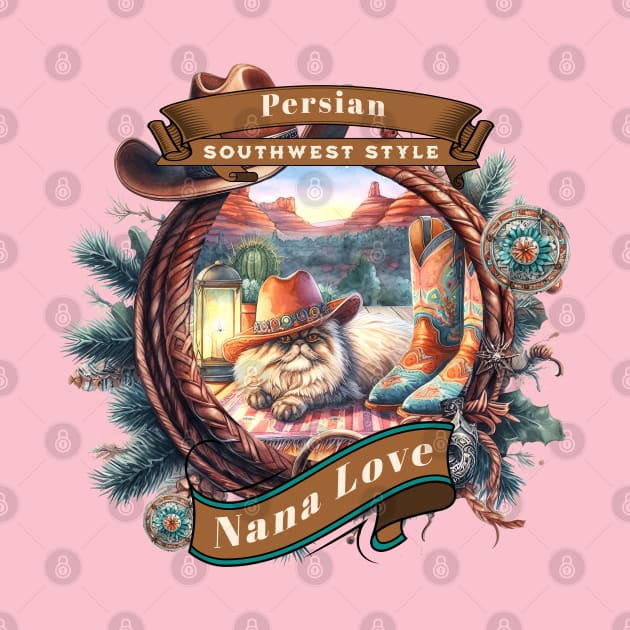 Southwest Sedona Country Cat Nana Love 4EP by catsloveart