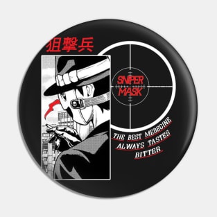 Tenkuu Shinpan ''SNIPERMASK'' V2 Manga Anime Pin