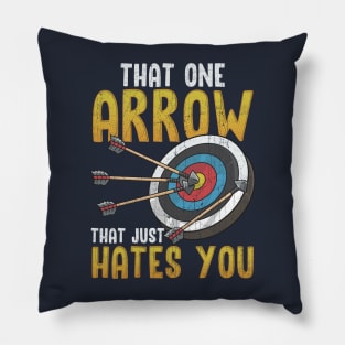 Archery That One Arrow That Hates You Pillow