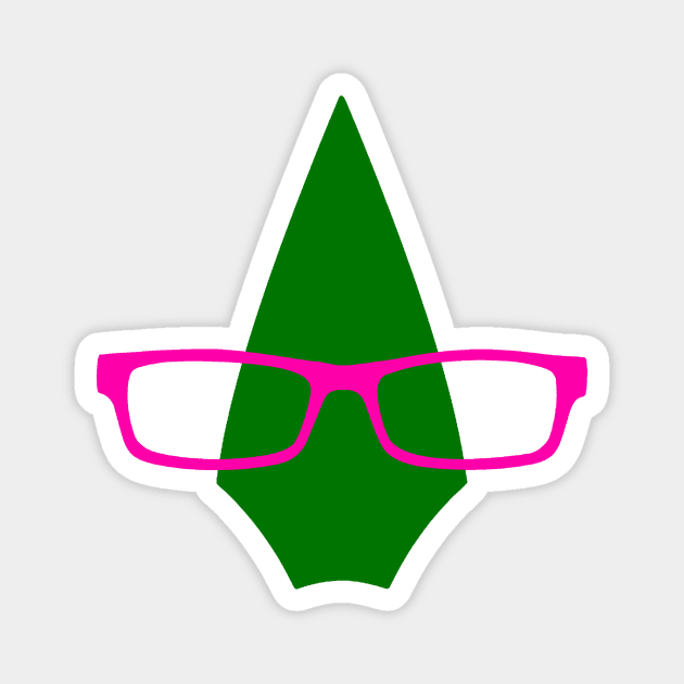 Olicity Icon - Arrowhead & Glasses Magnet by FangirlFuel