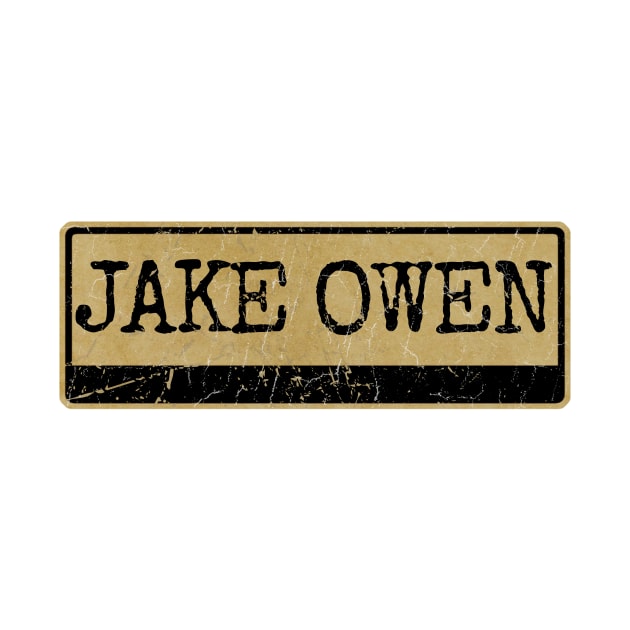 Aliska text black retro - Jake Owen by Aliska