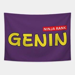 NINJA RANK GENIN Tapestry